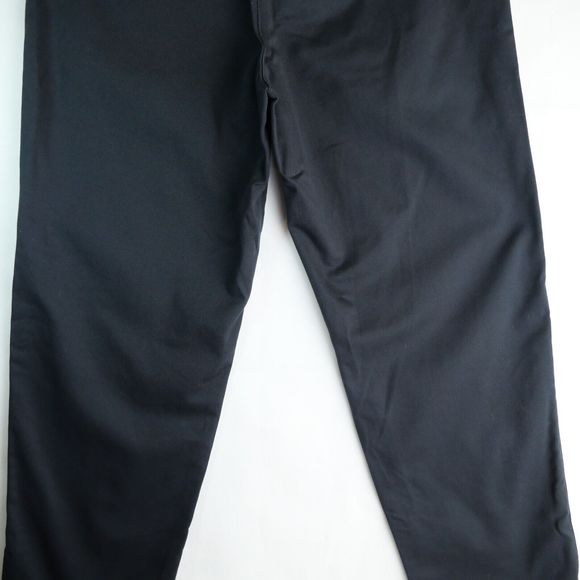 L.L. Bean Favorite Fit Womens 6 Navy Bayside Wrinkle Free Cotton Trouser Pant - Picture 7 of 12